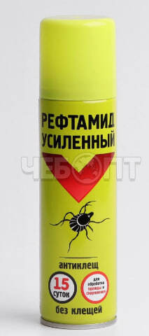 Аэрозоль РЕФТАМИД АНТИКЛЕЩ усиленный от клещей 150 мл арт. 03.08.012.01/019.01 [24] СИБИАР. ЧЕБОПТ.